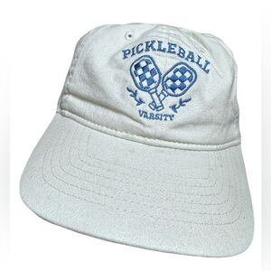 Pickleball Varsity Meet Me At The Court Cotton Almond Hat